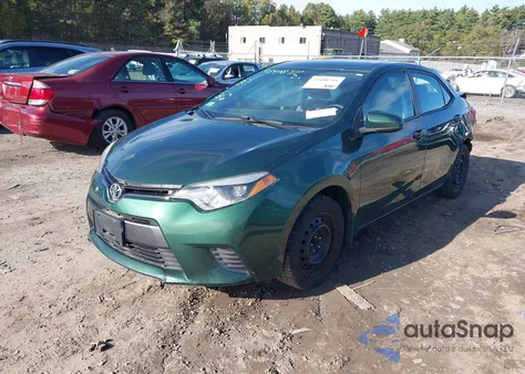 2015 Toyota Corolla Le из США, поврежденный, VIN 2T1BURHE7FC259259